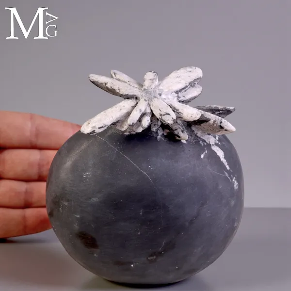 Chrysanthemum Stone - Natural Stone Flower. - CRH-02